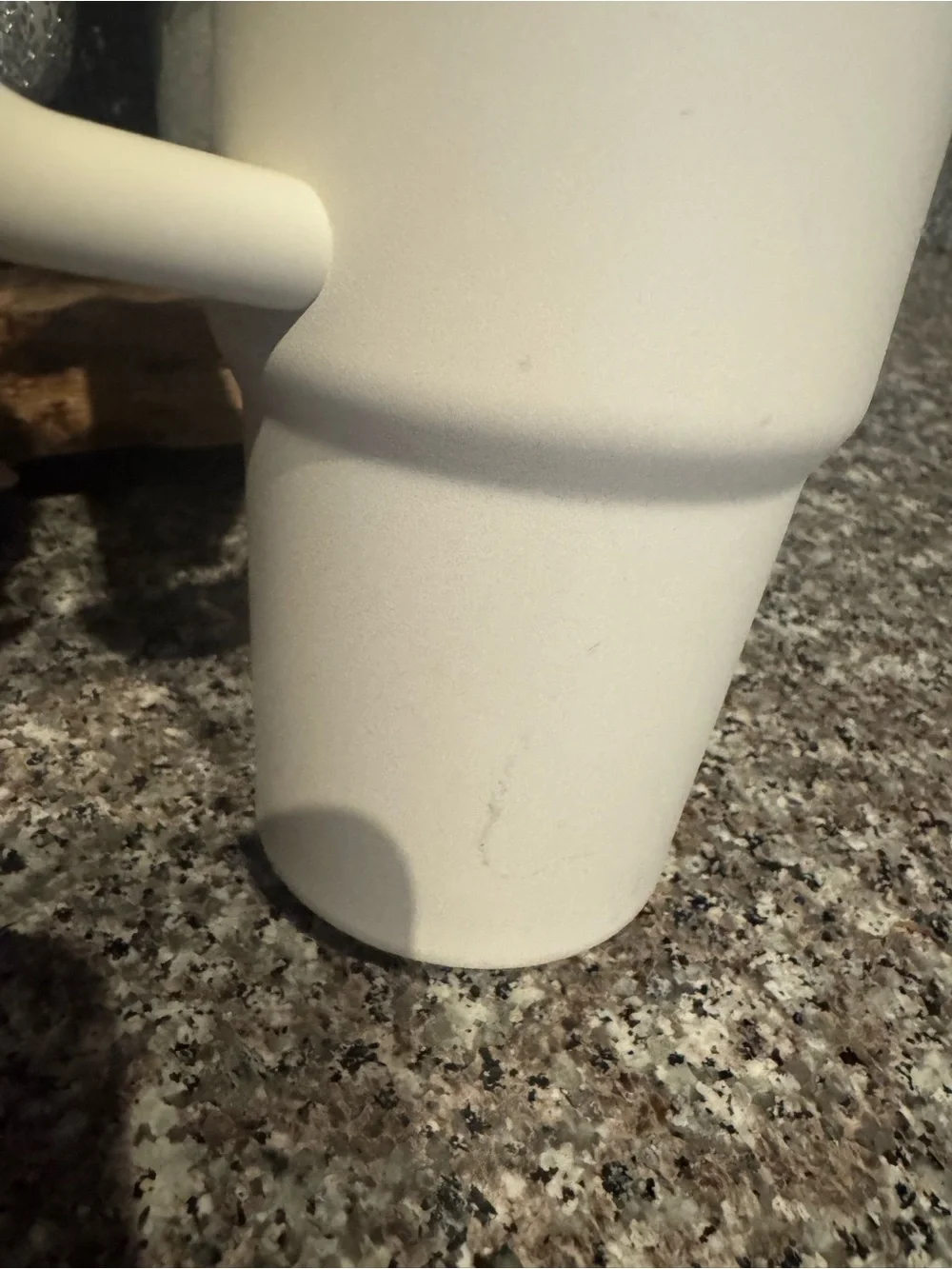 Stanley Cream Travel Mug with Pink Straw Cap